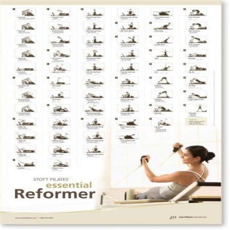 Printable Pilates Reformer Exercises Chart Free Web This Chart Will Provide You With A
