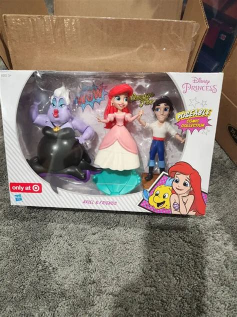 disney princess ariel and friends poseable comic collection the little mermaid £17 29 picclick uk