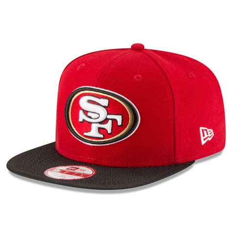 New Era San Francisco 49ers Red Sideline Official Original Fit 9fifty
