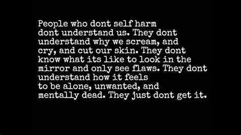 Learn more from what it is, to why people do it, and how to get help. Self Harm Awareness / Facts Video (Possible Trigger) - YouTube