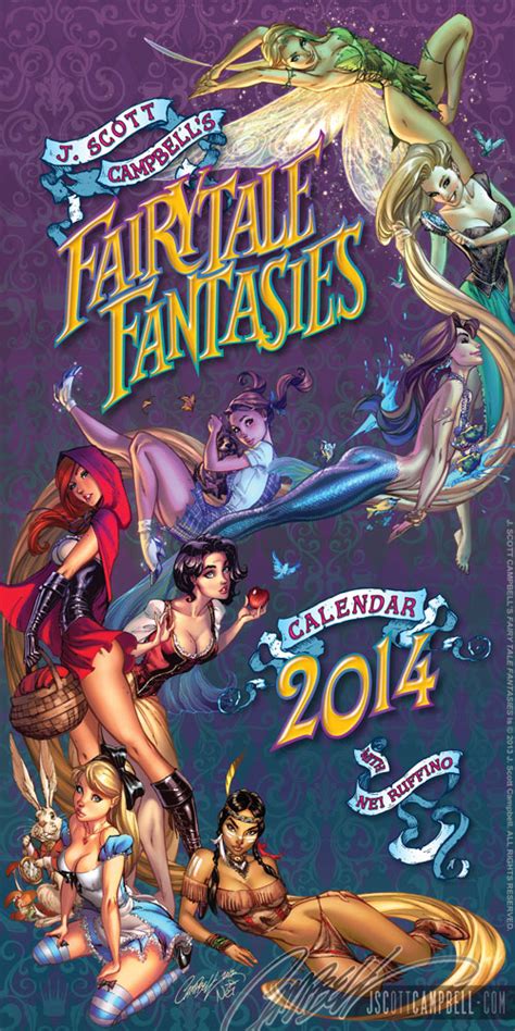 The Poster For Fairy Tale Fantassies Is Shown In Purple And Green Colors With An