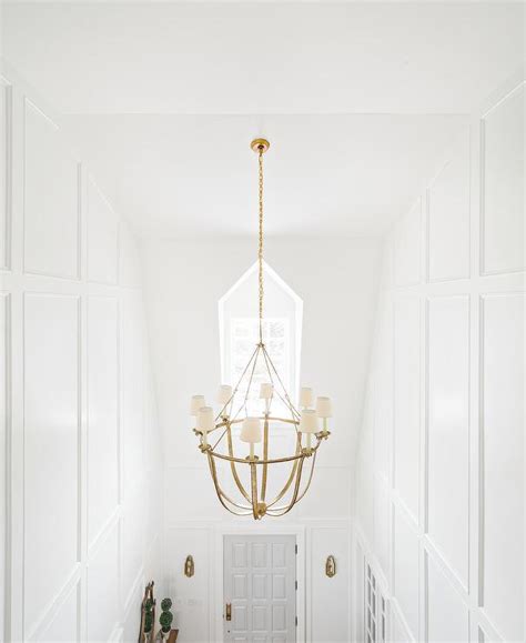 Stairwell chandeliers entrance chandeliers foyer chandeliers. Two Story Foyer with Wainscoting - Transitional - Entrance ...