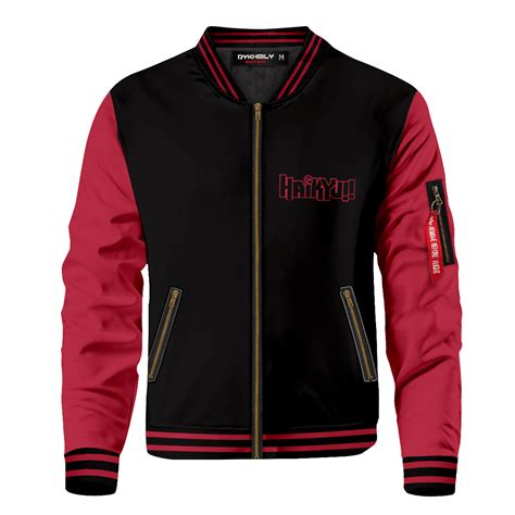 Haikyuu Jackets Anime Nekoma Constantly Flowing Bomber Jacket Anime