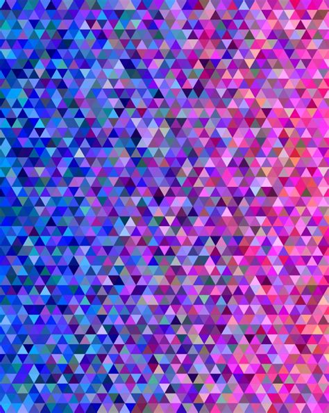 Wallpaper Mosaic Colorful Triangles Gradient Resolution6250x7839