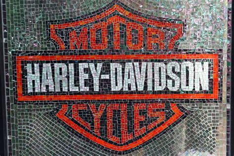 Glass Mosaics Harley Davidson