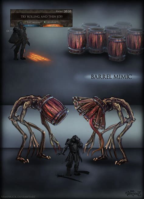 Mimic Barrel Dark Souls Know Your Meme