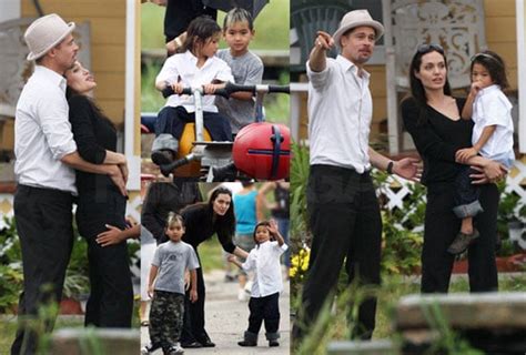 Photos Of Brad Pitt Angelina Jolie Maddox And Pax In New Orleans