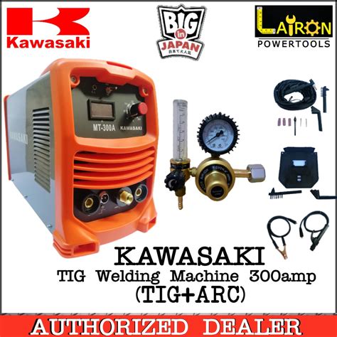 KAWASAKI TIG ARC Welding Machine 300amp DUAL Function W ARGON