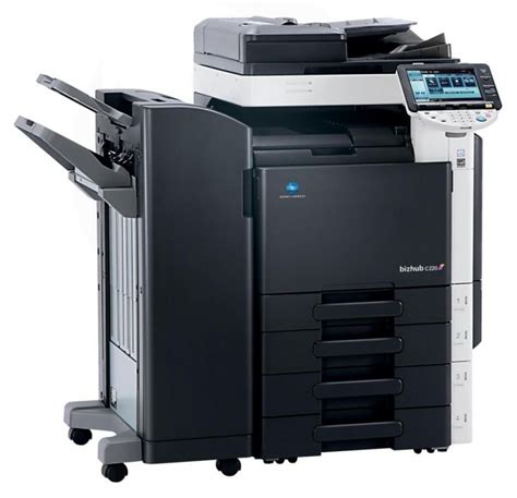 Create a booklet in copy mode 3. Konica Minolta Bizhub C220 Colour Copier/Printer/Scanner