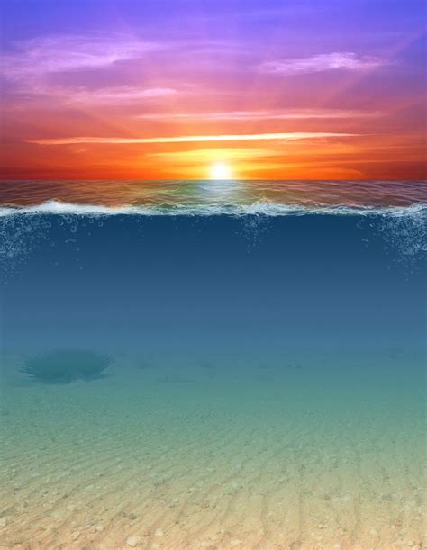 Free Image On Pixabay Mixed Media Underwater Sunset Landscape