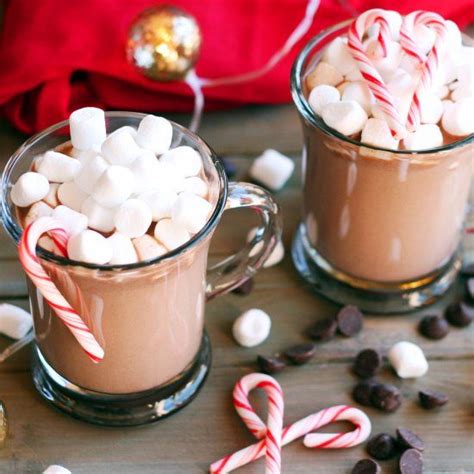Wonderfully Creamy And Decadent Holiday Hot Cocoa Made In A Slow Cooker Add A Splash Of