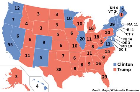 United States Electoral College Map