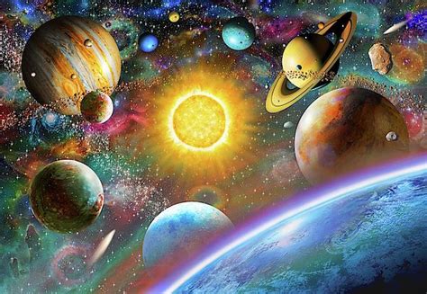 Outer Space By Mgl Meiklejohn Graphics Licensing Space Painting