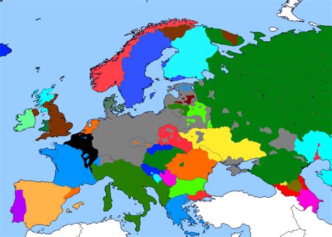 Ethnic Map Of Europe 1962 Rtnomod