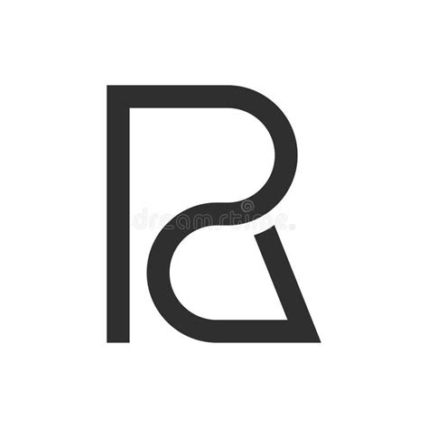 Initial Letter Rs Logo Or Sr Logo Vector Design Template Stock Vector