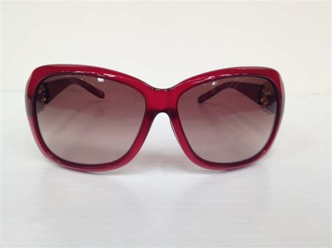 Past And Present Designer Consignment Boutique Red Gucci Sunglasses