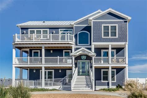 Villa Sol Virginia Beach Oceanfront Rentals Sandbridge Blue