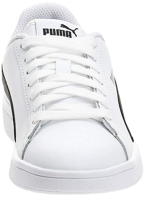 Buy Puma Mens Smash V2 L White Black Sneakers 8 Uk 36521501 At