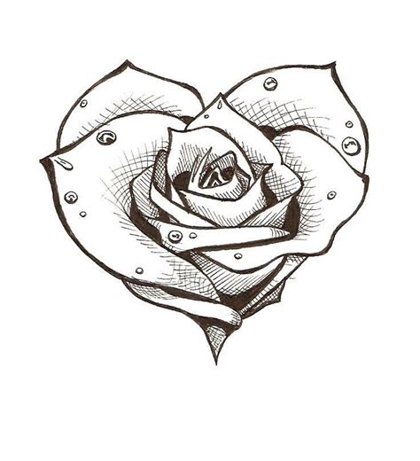Pin By Adri Kiss On New Ideas To Draw Up Rose Heart Tattoo Tattoo