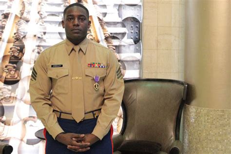 Marine Recruiter Wounded In Chattanooga Shooting Receives Purple Heart