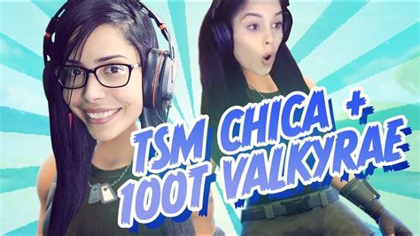 Practice Duos Tourney With Tsm Chica Valkyrae Fortnite Youtube