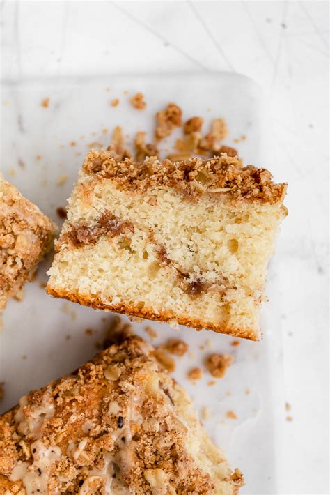 Cinnamon Streusel Coffee Cake With Oatmeal Streusel Topping Tasty