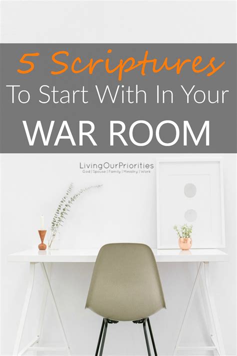 5 Scriptures To Start With In Your War Room