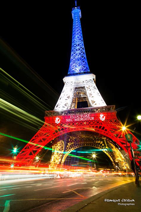 Tour Eiffel Bleu Blanc Rouge François Escriva Photographe