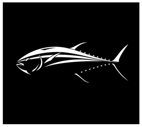 Tuna Decal Car Window Or Boat Bluefin Tuna Fish Sticker Shark Zen