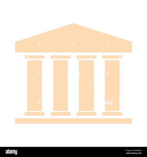 Greek House Front Stock Vector Images Alamy