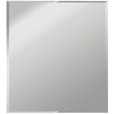 Shop Dreamwalls 36 In X 36 In Silver Beveled Square Frameless Traditional Wall Mirror At