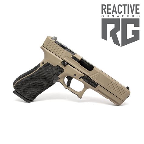 Agency Arms Glock 17 Gen 5 Hybrid Fde Lbc Stipple Reactive Gunworks