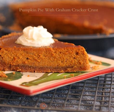 Easy Pumpkin Pie With Graham Cracker Crust Graham Crust Pumpkin Pie