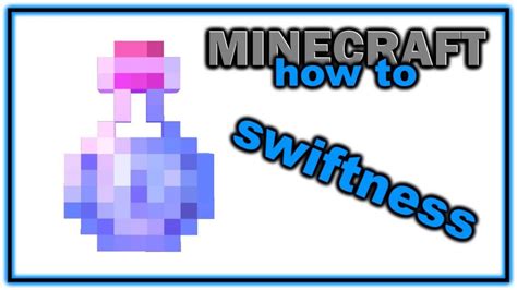 How To Make A Potion Of Swiftness Easy Minecraft Potions Guide