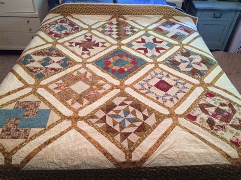 Jelly Roll Sampler Quilt Pattern By Pam Lintott With Garden Maze