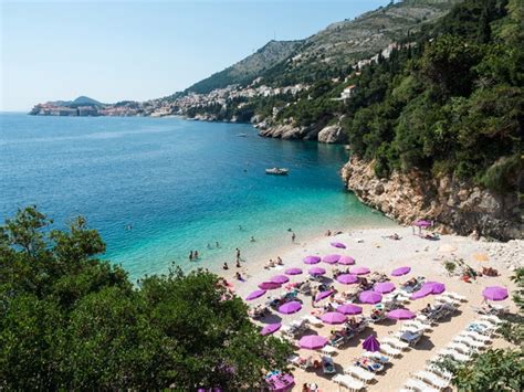 Croatia Dubrovnik Beaches Dubrovnik Is One Of The Most Popular