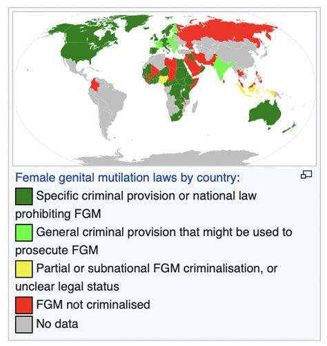 Female Genital Mutilation Map Cove