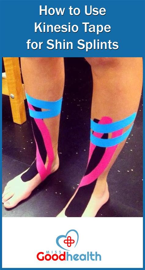 Kt tape posterior shin splints. http://missgoodhealth.com/using-kinesio-tape-to-treat-your ...
