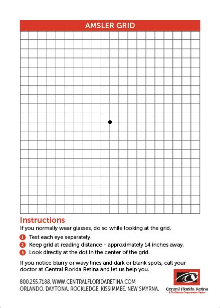 Amsler Chart Printable