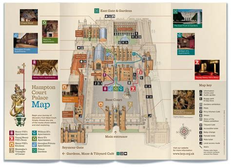 Visitor Map Hampton Court Palace Abg Design