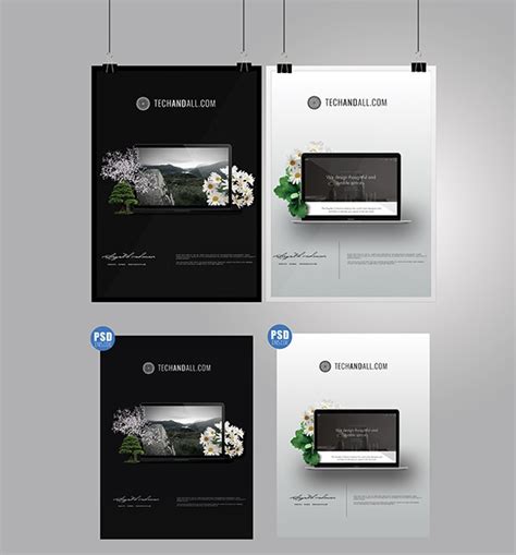 poster mockups  psd indesign ai vector eps