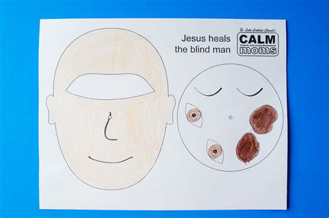 Jesus Heals The Blind Man Craft For Kids