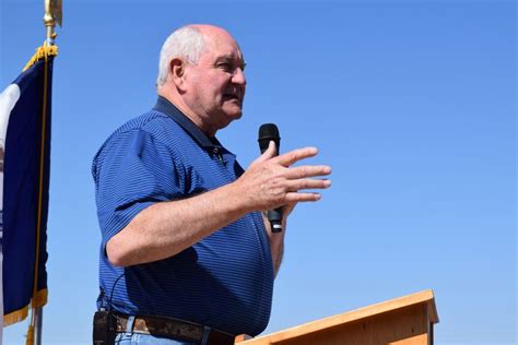 Us Secretary Of Agriculture Sonny Perdue Addresses The Crowd Friday
