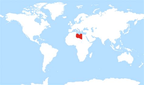 Where Is Libya Located On The World Map