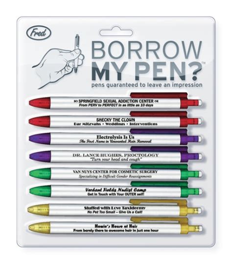Borrow My Pen Fun Pen Set