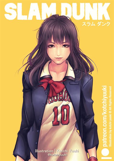 Safebooru 1girl Akagi Haruko Artist Name Bangs Basketball Uniform