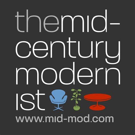 Modern address numbers, letters, plaques and mailbox numbers. The Mid-Century Modernist logo - Fonts In Use