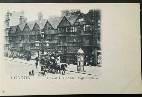 Vintage London High Holborn Postcard Late 1800s Early Etsy 日本
