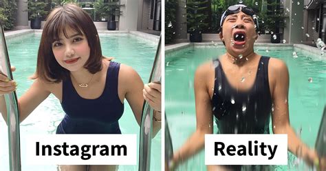 This Thai Woman Creates Hilarious Instagram Vs Reality Collages