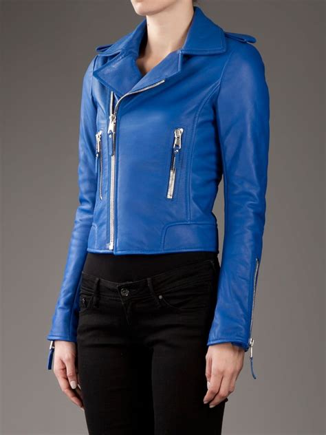 A wide variety of womens blue jackets options are available to you, such as breathable, sustainable and waterproof.you can also choose from spandex, 100% cotton and 100% polyester womens blue. Balenciaga - Cobalt Blue Leather Biker Jacket, $2006 ...